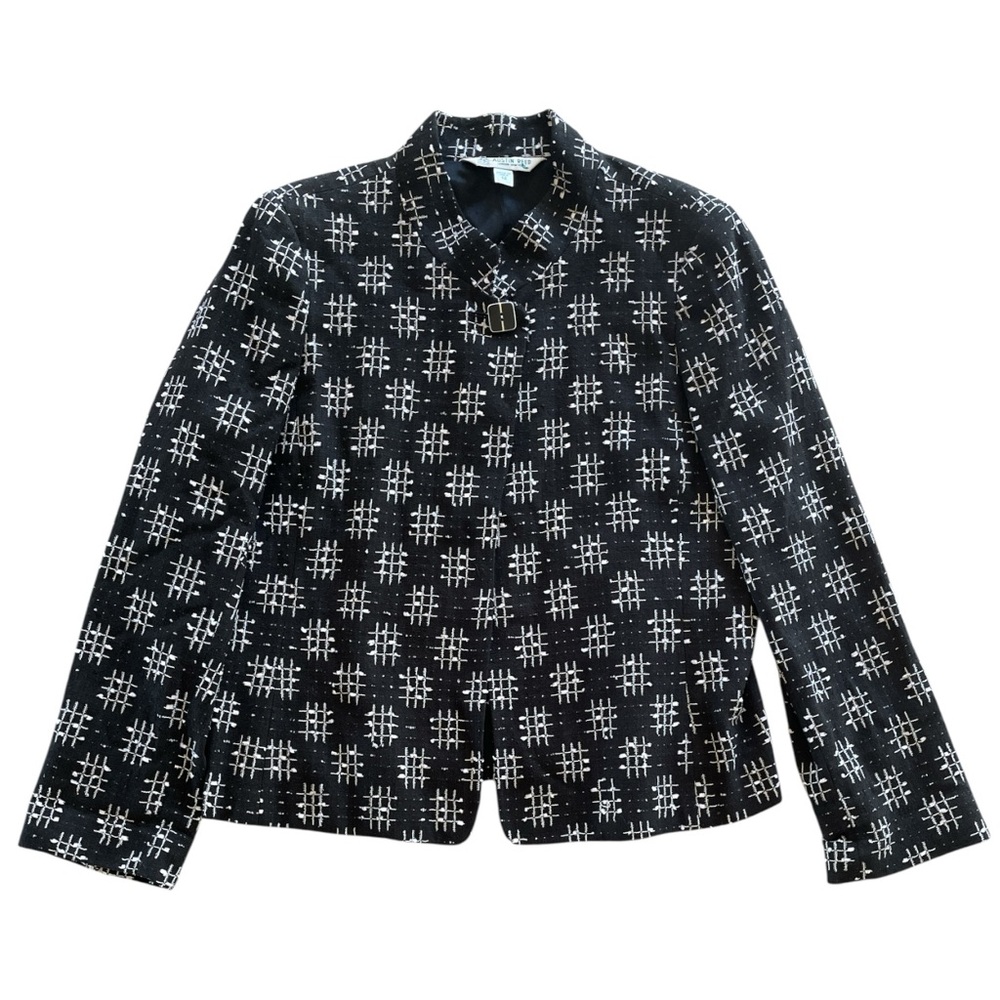 Austin Reed Black and White Patterned Blazer
